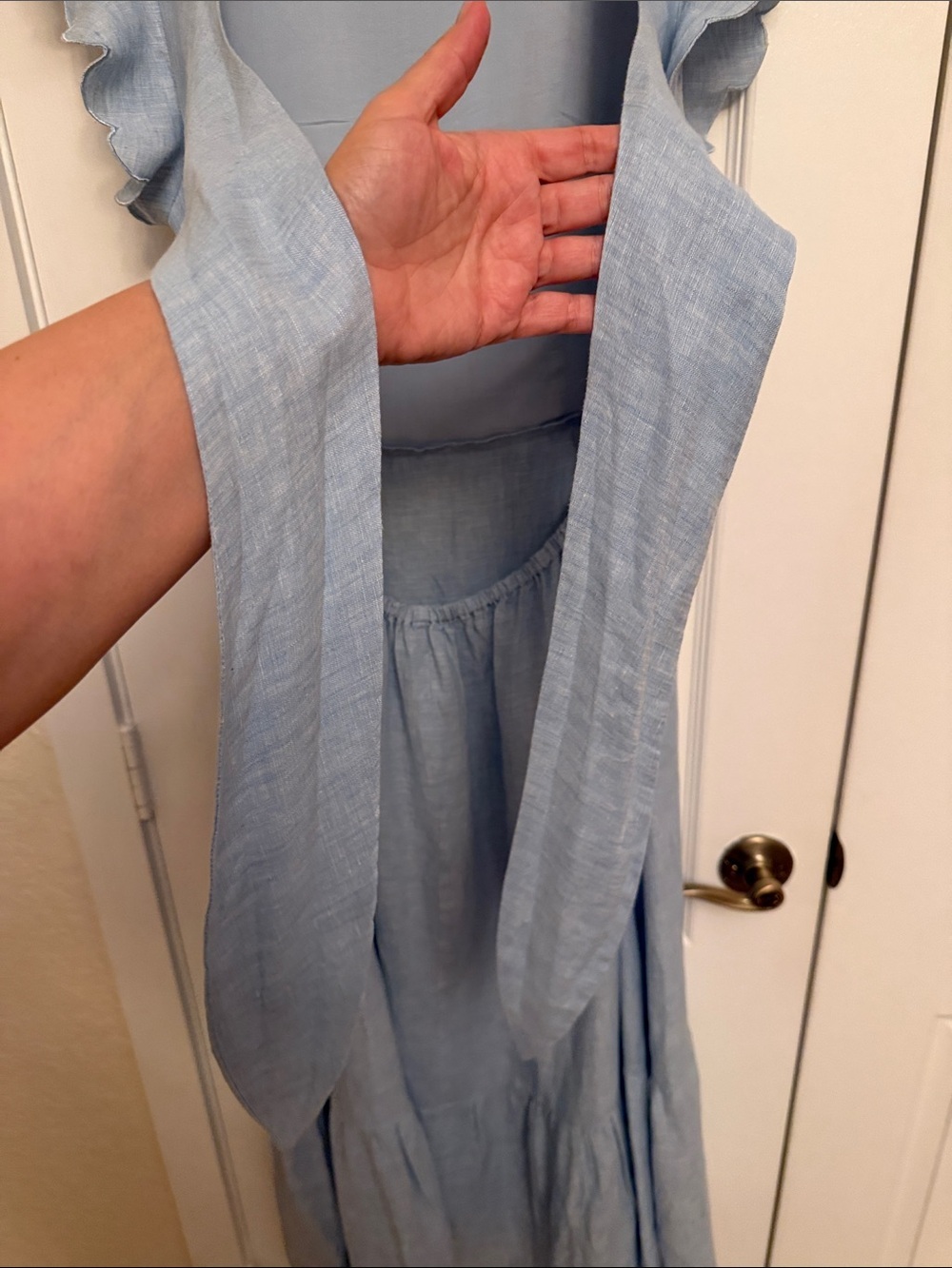 Trovata ROSA DRESS SKY LINEN - Picture 13 of 16
